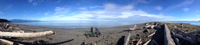 Dungeness Spit panorama