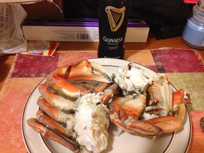 "Dear Charlie the Tuna... Chicken of the Sea my ass. Sincerely, Dungeness Crab". "Dear Charlie the Tuna... Chicken of the Sea my ass. Sincerely, Dungeness Crab".