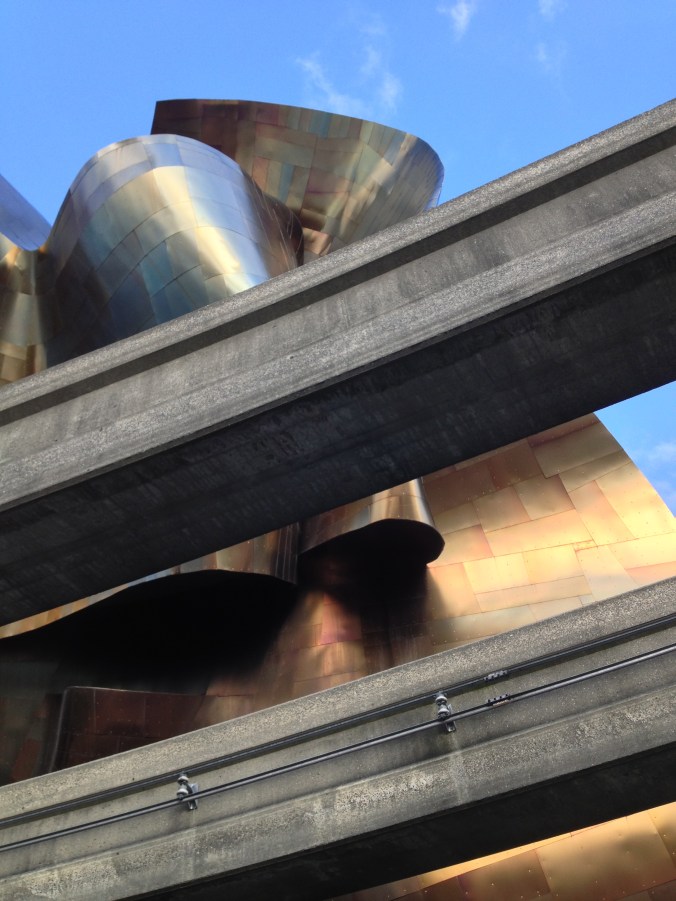 EMP seen from under monorail