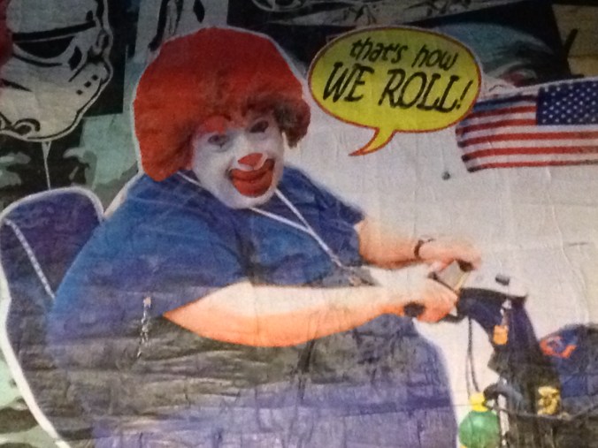 Wall Art in the alley near the Gum Wall