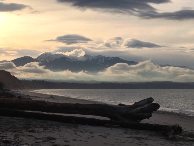 Olympic National Park from The Spit
