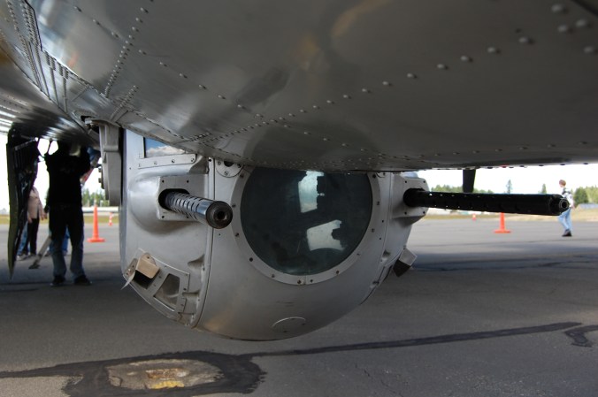 Belly turret - B-17 Flying Fortress