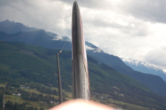 Olympic National Park and the tail of a B-17 Flying Fortress