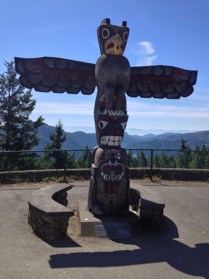 Along Highway 1 north of Victoria, BC