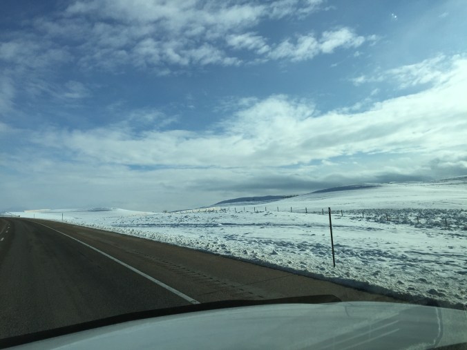 Along I-90 in Wyoming